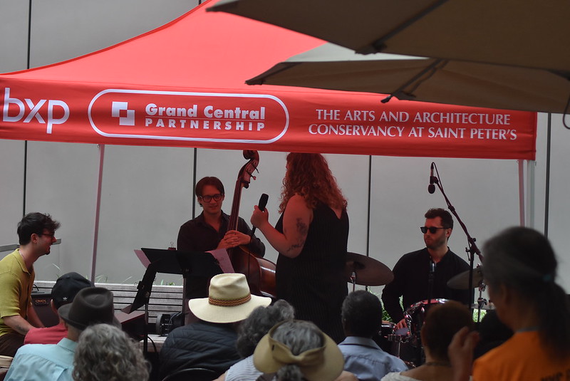 June Cavlan quartet (Jazz on the Plaza) en concert